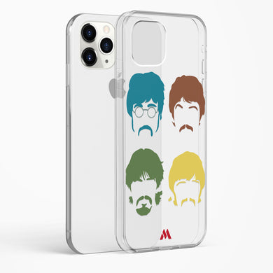 The Beatles Mashup Crystal Clear Transparent Case-(Apple)