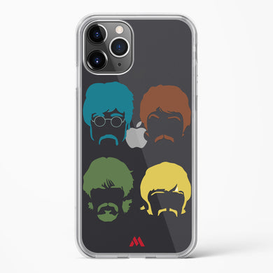 The Beatles Mashup Crystal Clear Transparent Case-(Apple)