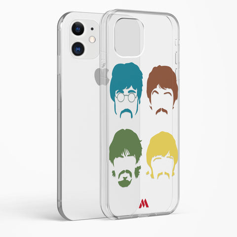 The Beatles Mashup Crystal Clear Transparent Case (Apple)
