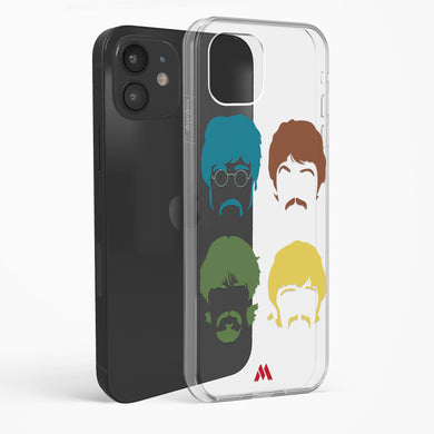 The Beatles Mashup Crystal Clear Transparent Case-(Apple)
