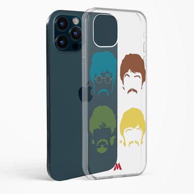 The Beatles Mashup Crystal Clear Transparent Case-(Apple)