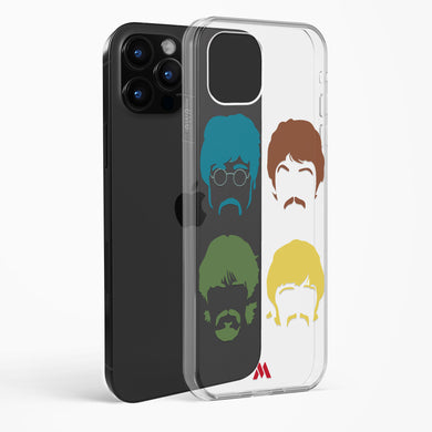The Beatles Mashup Crystal Clear Transparent Case-(Apple)