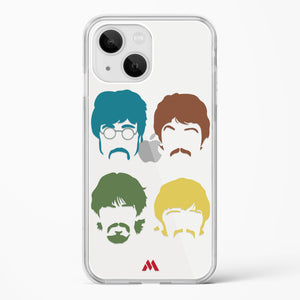 The Beatles Mashup Crystal Clear Transparent Case-(Apple)