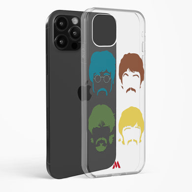The Beatles Mashup Crystal Clear Transparent Case-(Apple)
