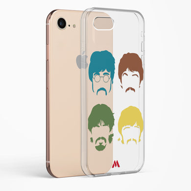The Beatles Mashup Crystal Clear Transparent Case-(Apple)