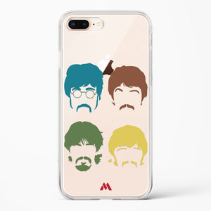 The Beatles Mashup Crystal Clear Transparent Case-(Apple)