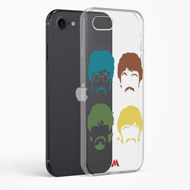 The Beatles Mashup Crystal Clear Transparent Case-(Apple)