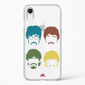 The Beatles Mashup Crystal Clear Transparent Case-(Apple)