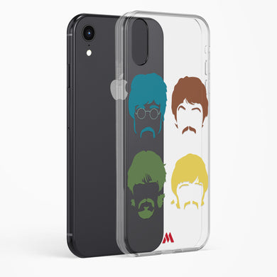 The Beatles Mashup Crystal Clear Transparent Case-(Apple)
