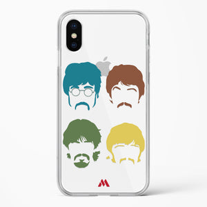 The Beatles Mashup Crystal Clear Transparent Case-(Apple)
