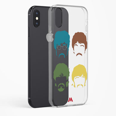 The Beatles Mashup Crystal Clear Transparent Case-(Apple)