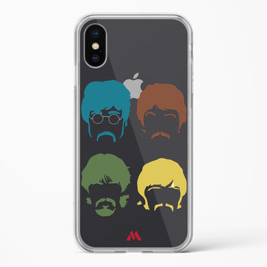 The Beatles Mashup Crystal Clear Transparent Case-(Apple)