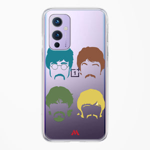 The Beatles Mashup Crystal Clear Transparent Case-(OnePlus)