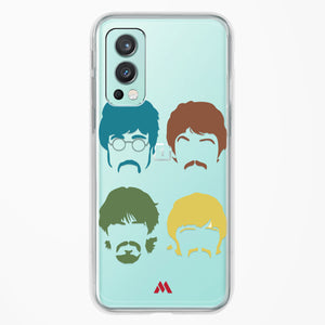 The Beatles Mashup Crystal Clear Transparent Case-(OnePlus)