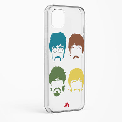 The Beatles Mashup Crystal Clear Transparent Case-(Samsung)