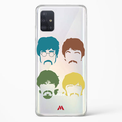 The Beatles Mashup Crystal Clear Transparent Case-(Samsung)