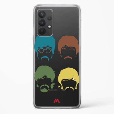 The Beatles Mashup Crystal Clear Transparent Case-(Samsung)