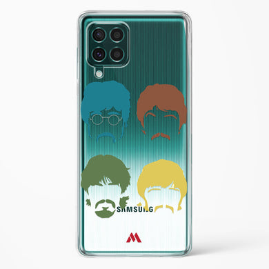 The Beatles Mashup Crystal Clear Transparent Case-(Samsung)