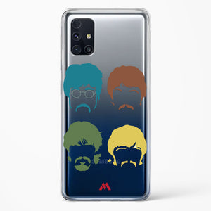 The Beatles Mashup Crystal Clear Transparent Case-(Samsung)