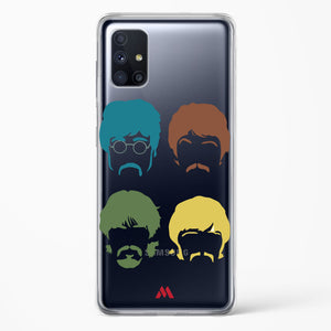 The Beatles Mashup Crystal Clear Transparent Case-(Samsung)