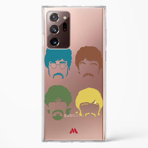 The Beatles Mashup Crystal Clear Transparent Case-(Samsung)
