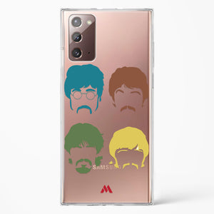 The Beatles Mashup Crystal Clear Transparent Case-(Samsung)