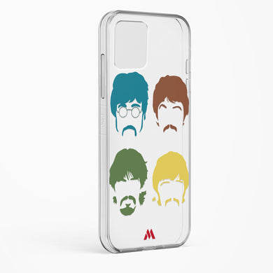 The Beatles Mashup Crystal Clear Transparent Case-(Samsung)