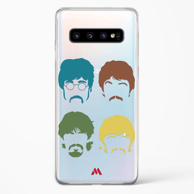 The Beatles Mashup Crystal Clear Transparent Case-(Samsung)