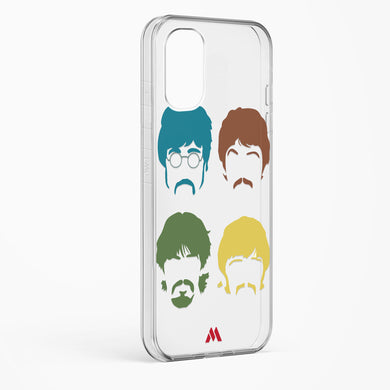 The Beatles Mashup Crystal Clear Transparent Case-(Samsung)