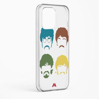 The Beatles Mashup Crystal Clear Transparent Case-(Samsung)