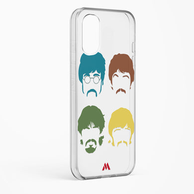 The Beatles Mashup Crystal Clear Transparent Case-(Samsung)