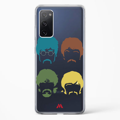 The Beatles Mashup Crystal Clear Transparent Case-(Samsung)