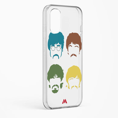 The Beatles Mashup Crystal Clear Transparent Case (Samsung)