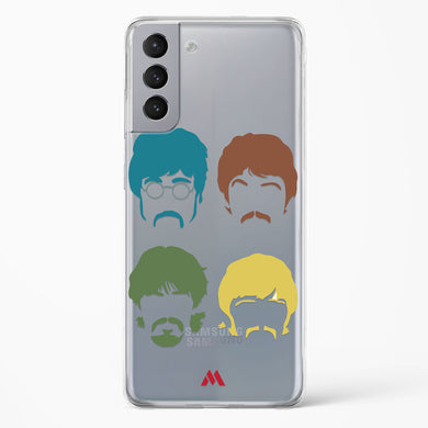 The Beatles Mashup Crystal Clear Transparent Case (Samsung)