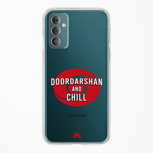 Doordarshan And Chill Crystal Clear Transparent Case-(Samsung)