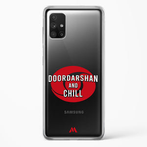 Doordarshan And Chill Crystal Clear Transparent Case-(Samsung)