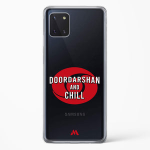 Doordarshan And Chill Crystal Clear Transparent Case-(Samsung)