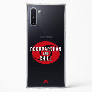 Doordarshan And Chill Crystal Clear Transparent Case-(Samsung)