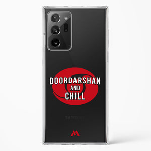 Doordarshan And Chill Crystal Clear Transparent Case-(Samsung)
