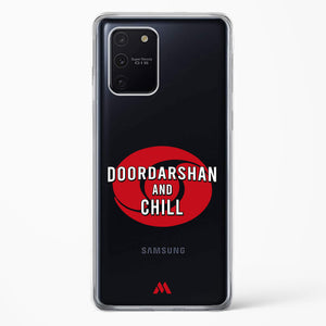 Doordarshan And Chill Crystal Clear Transparent Case-(Samsung)