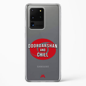 Doordarshan And Chill Crystal Clear Transparent Case-(Samsung)