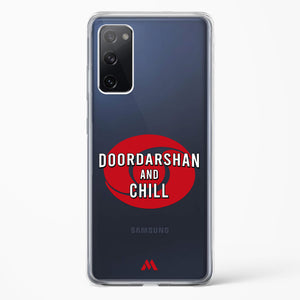 Doordarshan And Chill Crystal Clear Transparent Case-(Samsung)