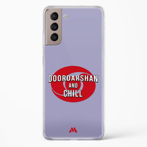 Doordarshan And Chill Crystal Clear Transparent Case-(Samsung)