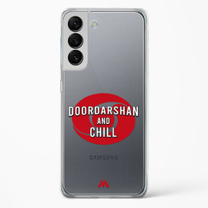 Doordarshan And Chill Crystal Clear Transparent Case-(Samsung)