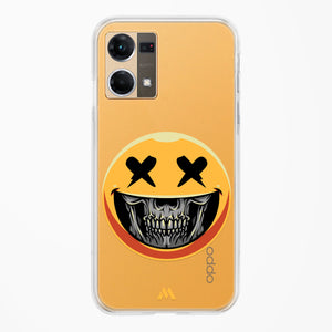 Deathwish Smiley Crystal Clear Transparent Case-(Oppo)