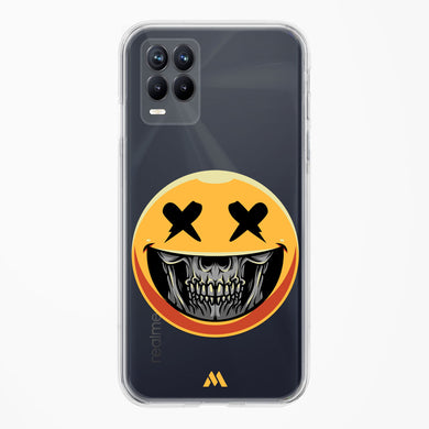 Deathwish Smiley Crystal Clear Transparent Case-(Realme)