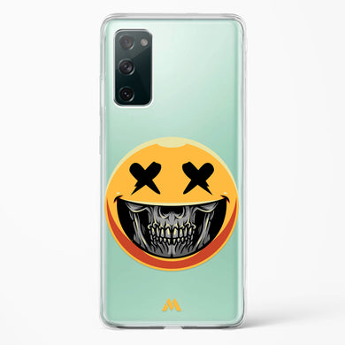 Deathwish Smiley Crystal Clear Transparent Case-(Samsung)