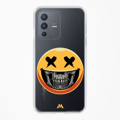 Deathwish Smiley Crystal Clear Transparent Case-(Vivo)