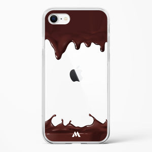 Dripping Chocolate Crystal Clear Transparent Case-(Apple)