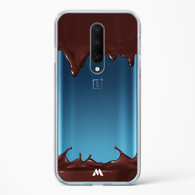 Dripping Chocolate Crystal Clear Transparent Case-(OnePlus)